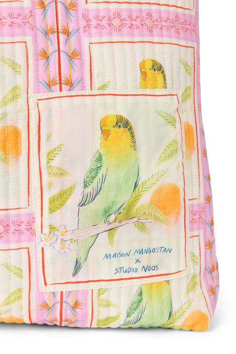 Maison Mangostan x Studio Noos beach bag Birds