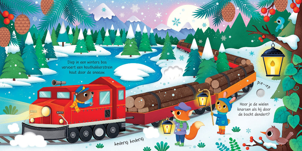 Met de trein - geluidenboek 1 jr+UA09437c