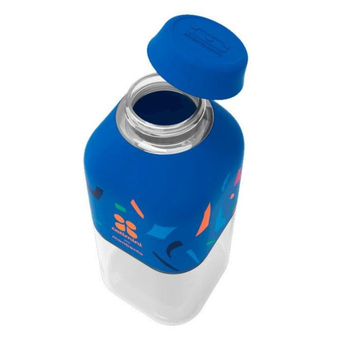 Monbento x Catimini drinkfles positive blue terrazzo