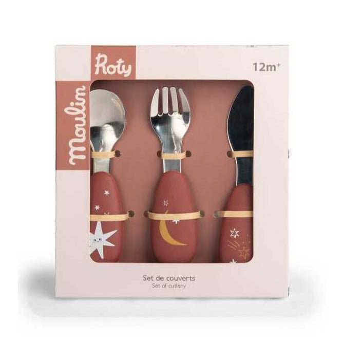 Moulin Roty silicone bestekset Apres la pluie kopen