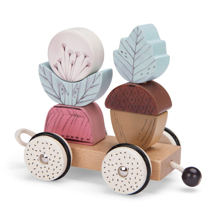 Moulin Roty houten trein op wielen Apres la Pluie 10+ mnd