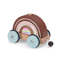 Moulin Roty houten trein op wielen Apres la Pluie 10+ mnd