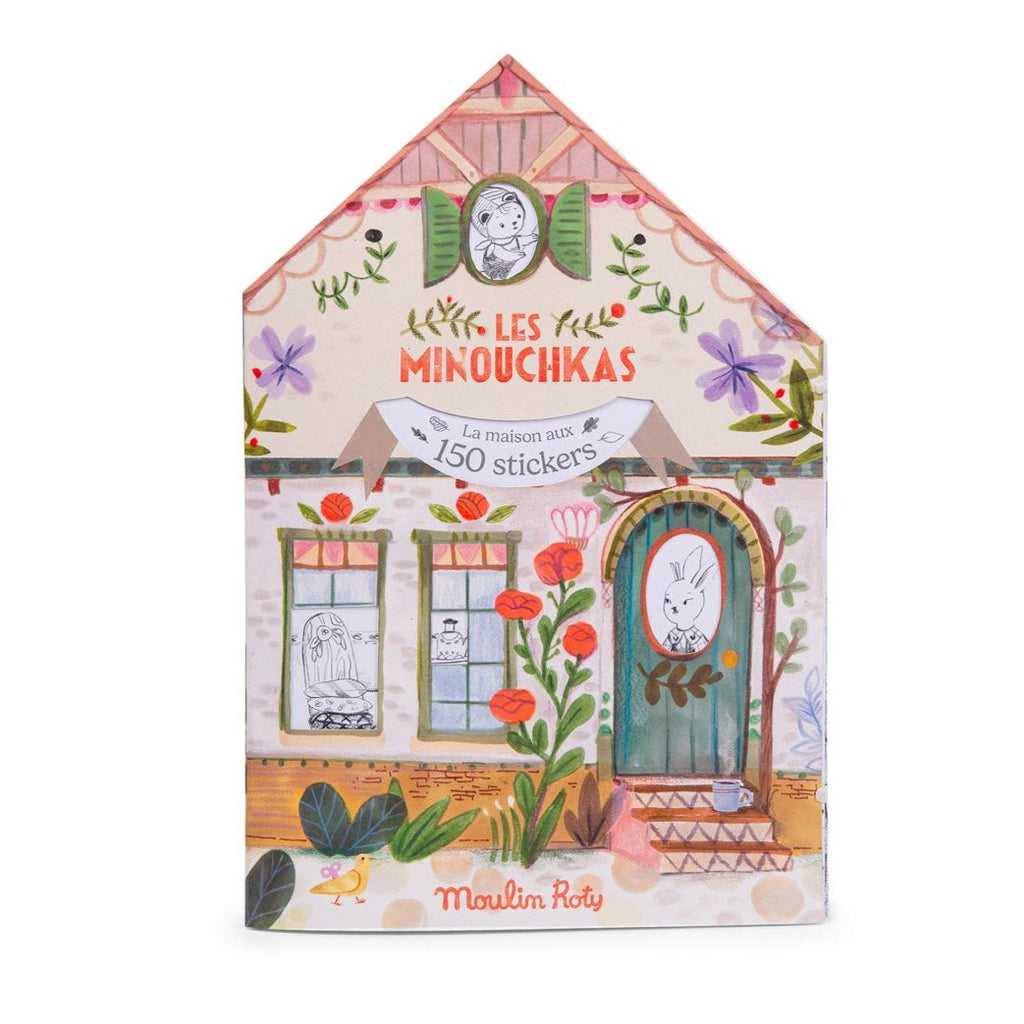 Moulin Roty kleur- en stickerboek Les Minouchkas 3 jr+ kopen