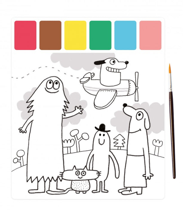 Moulin Roty magisch schilderen Les Schmouks 3 jr+