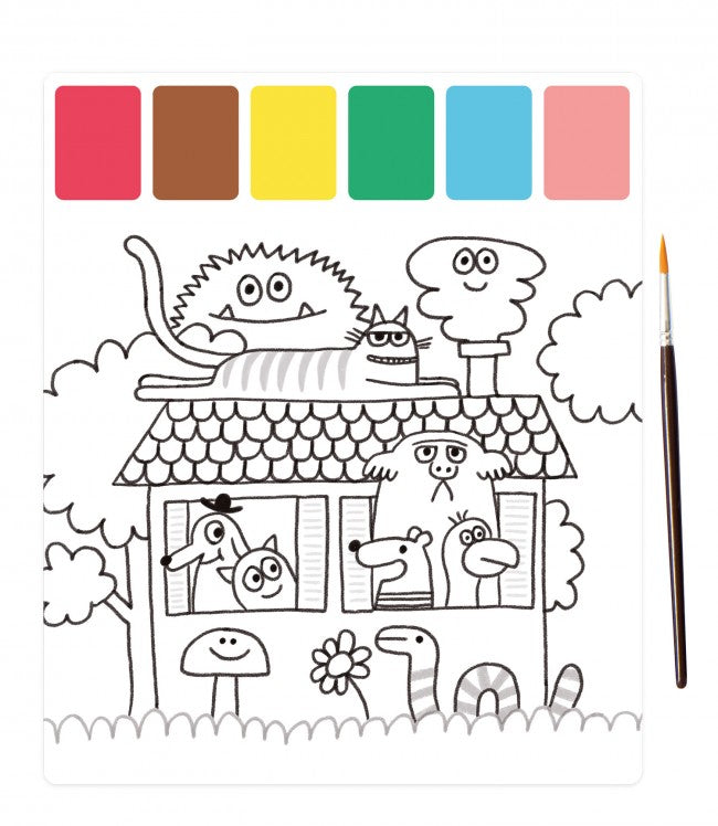 Moulin Roty magisch schilderen Les Schmouks 3 jr+ 716604
