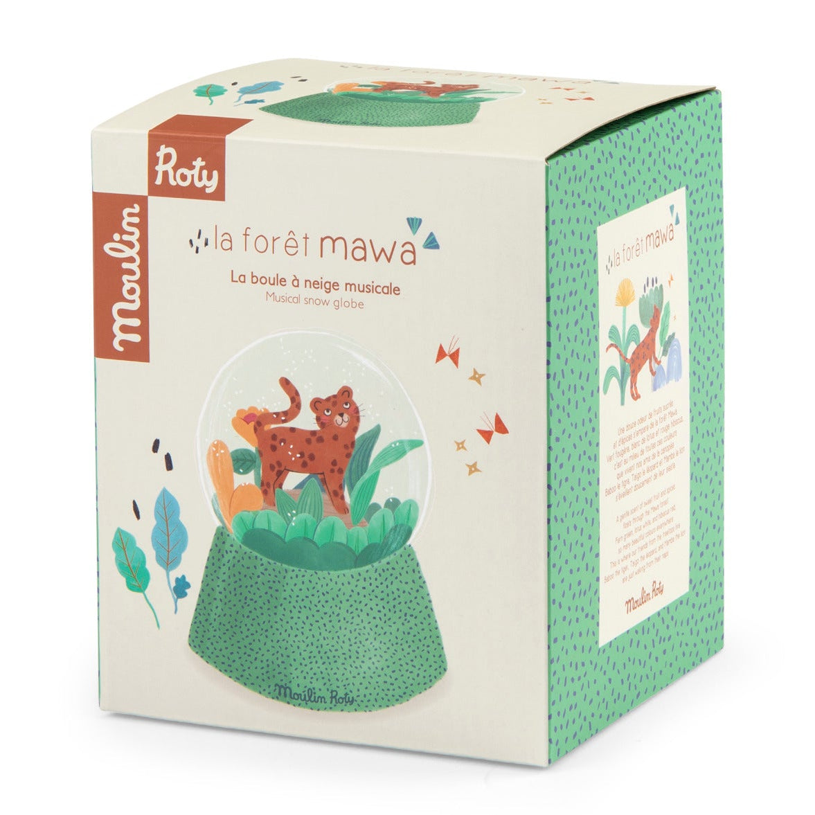 Moulin Roty sneeuwbol met muziekdoos la foret Mawa