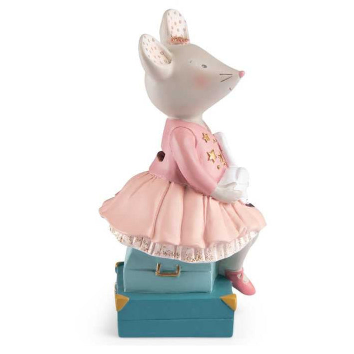 Moulin Roty spaarpot muis la petite école de danse 3575676671702