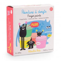 Moulin Roty vingerverf Les Schmouks 4 stks 2 jr+