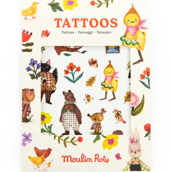 Moulin Roty Les Minouchkas kindertattoo's 3 jr+