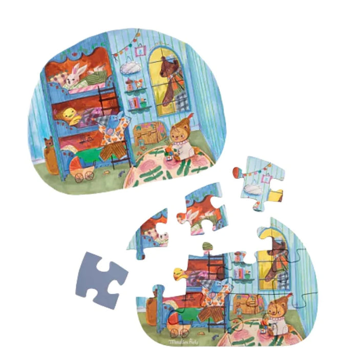 Moulin Roty mini puzzels Les Minouchkas 3jr+681440e