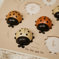 Mrs Ertha houten puzzel lieveheersbeestjes XL 3jr 10stks 7427254922507 b