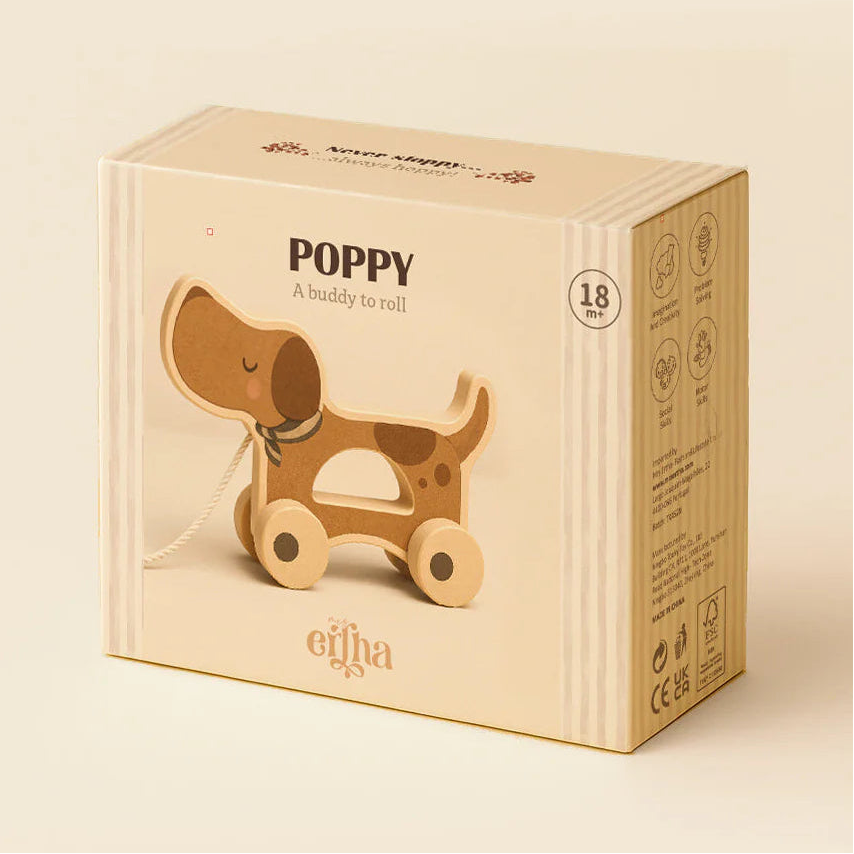 Mrs Ertha trekfiguur hondje Poppy 18mnd 658606270848 f