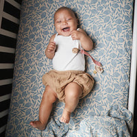 Mushie hydrofiele doek blue flowers