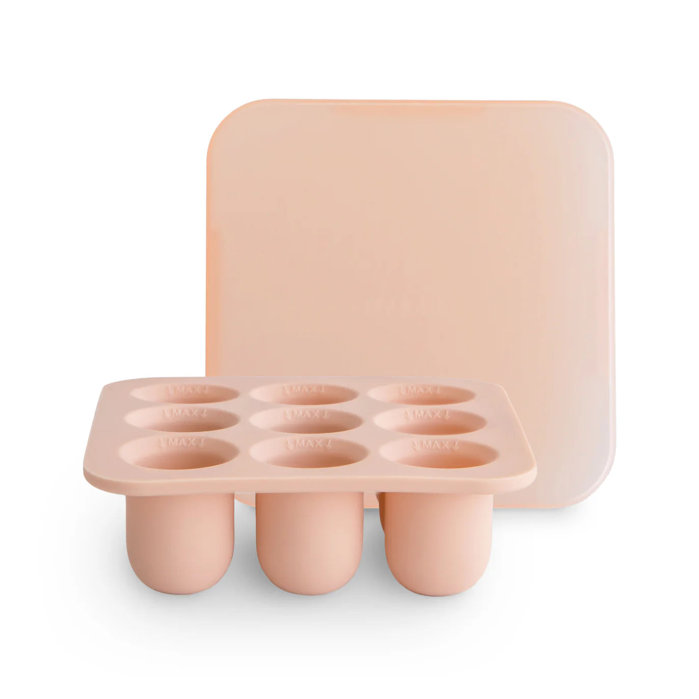Mushie babyhapjes mal blush