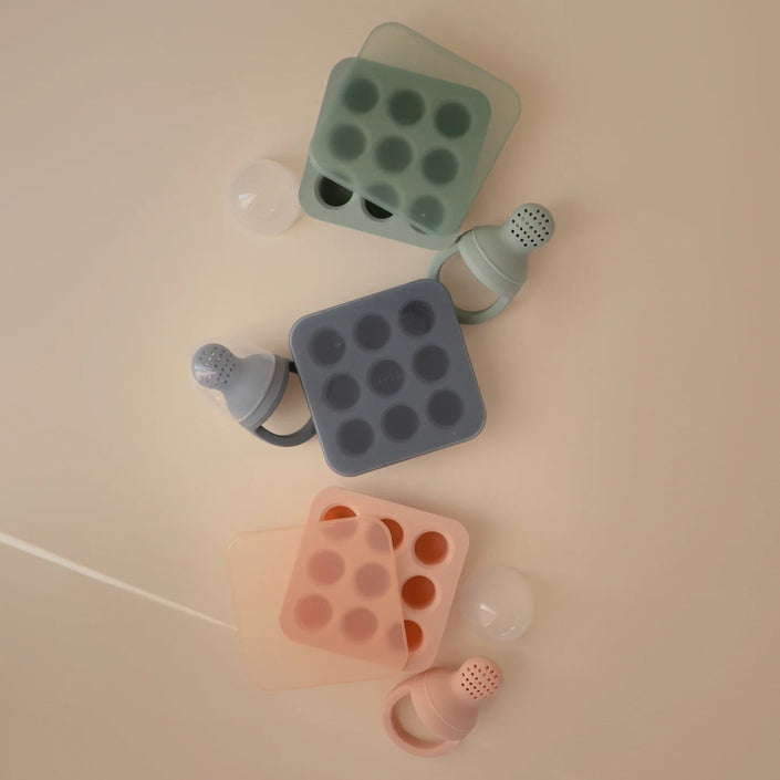 Mushie babyhapjes mal blush