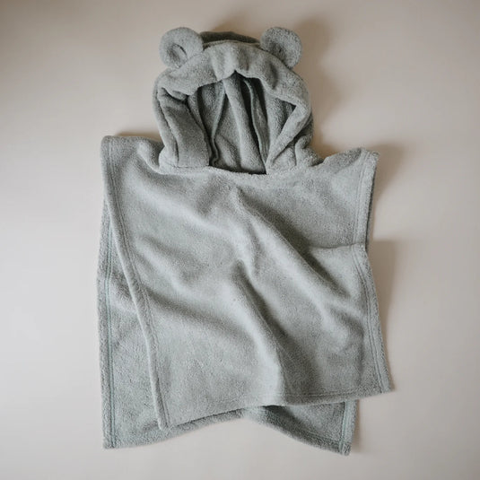Mushie badponcho beer moss 1-3 jr