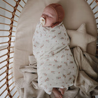 Mushie hydrofiele doek pink flower