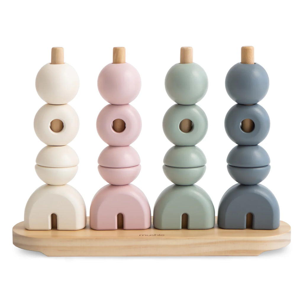 Mushie multi shape stacker original 3 jr+