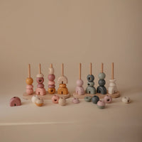 Mushie multi shape stacker original 3 jr+