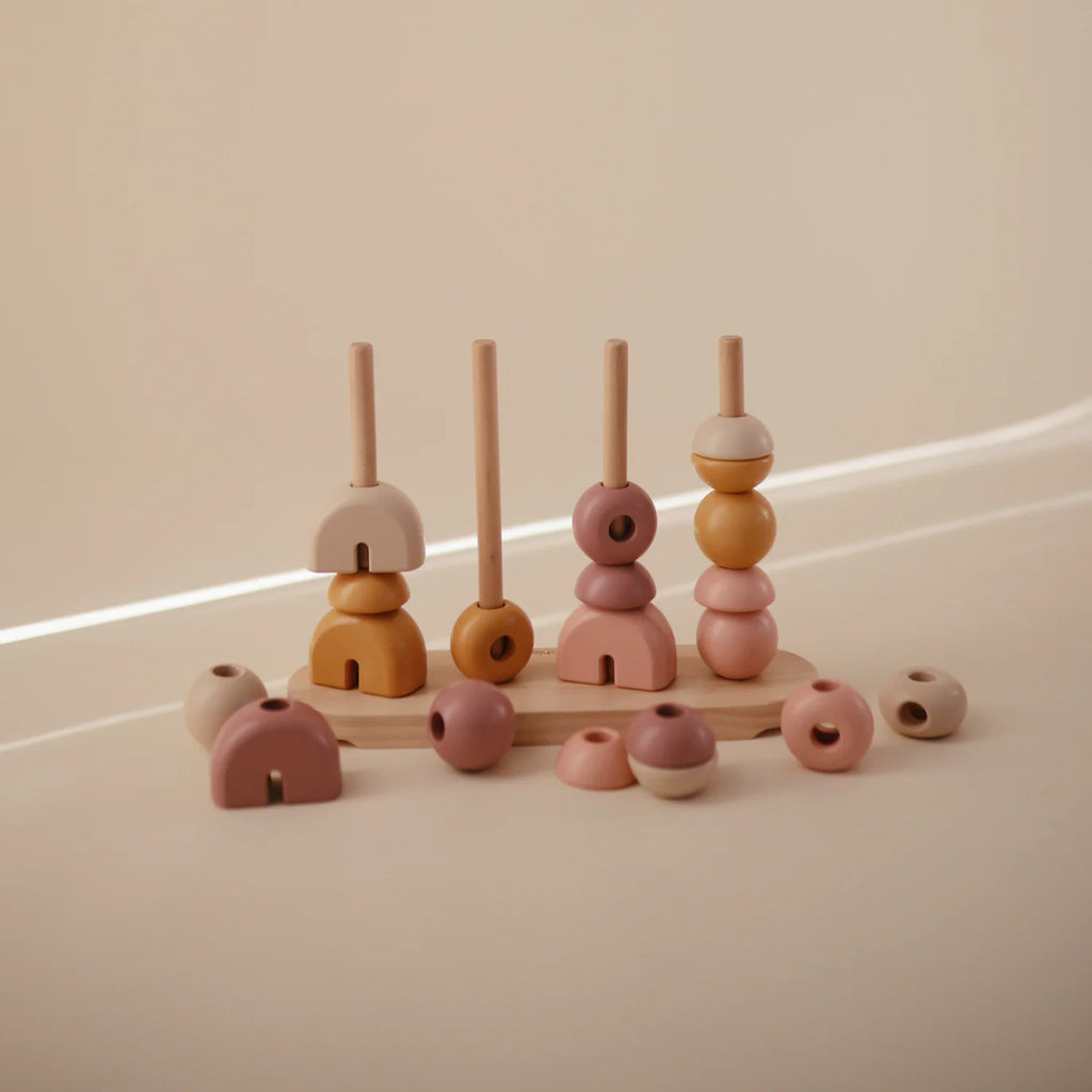 Mushie multi shape stacker sunrise 3 jr+ kopen