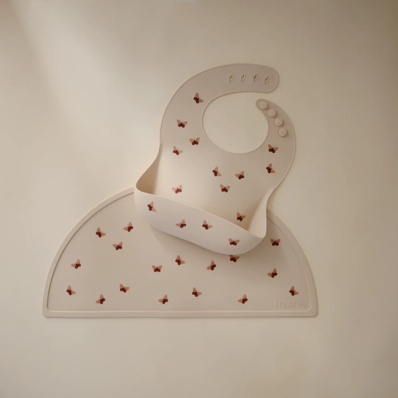 Mushie silicone slab Butterflies