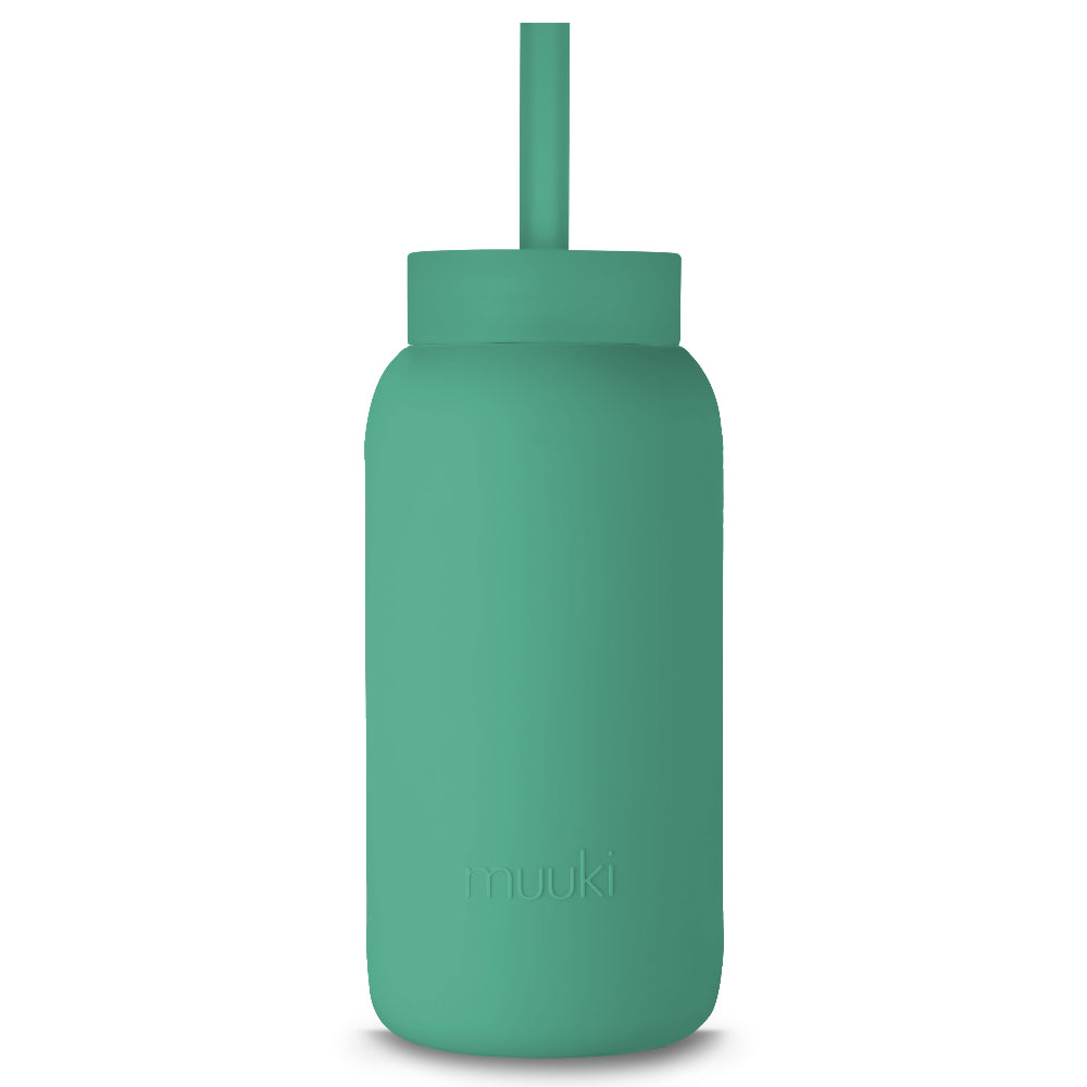 Muuki drinkfles daily bottle Frosted green 720 mlMUKSTRAW21e
