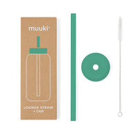 Muuki lounge straw + dop Frosted greenMUK21