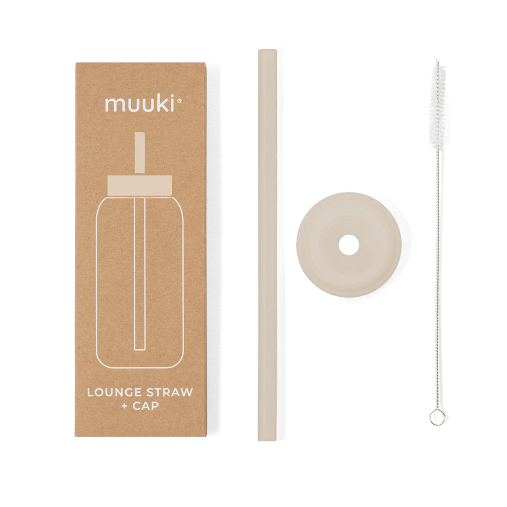 Muuki lounge straw + dop summer sand