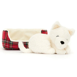Jellycat knuffel Napping Nipper Westie NAP3NWa