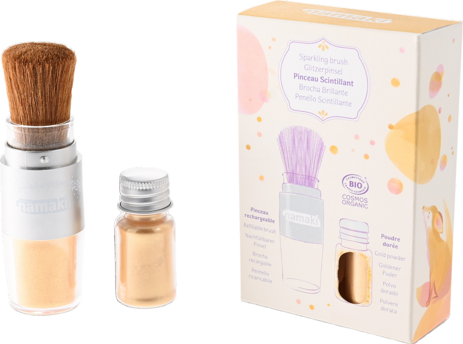 Namaki glitter en magische kwast goud 3 jr+