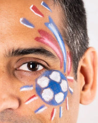 Namaki schminkpotloden rood wit blauw 3 jr+