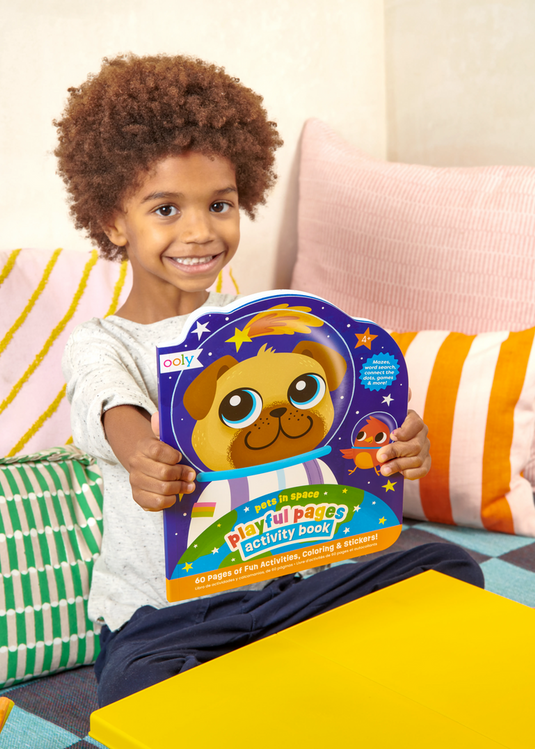 OOLY activity book pets in space 4 jr+