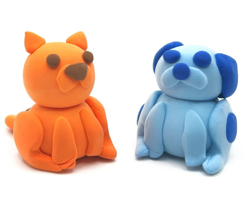 OOLY creatibles DIY air-dry clay kit Pet BFFs 6 jr+2