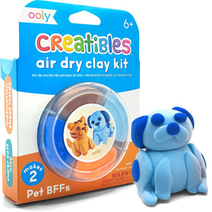 OOLY creatibles DIY air-dry clay kit Pet BFFs 6 jr+5