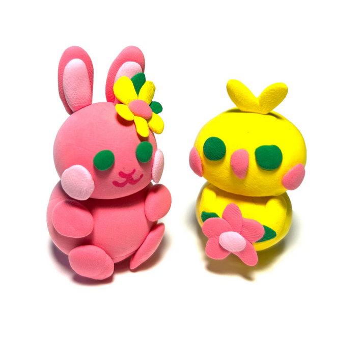 OOLY creatibles set Garden Pals BFFs 6 jr+4