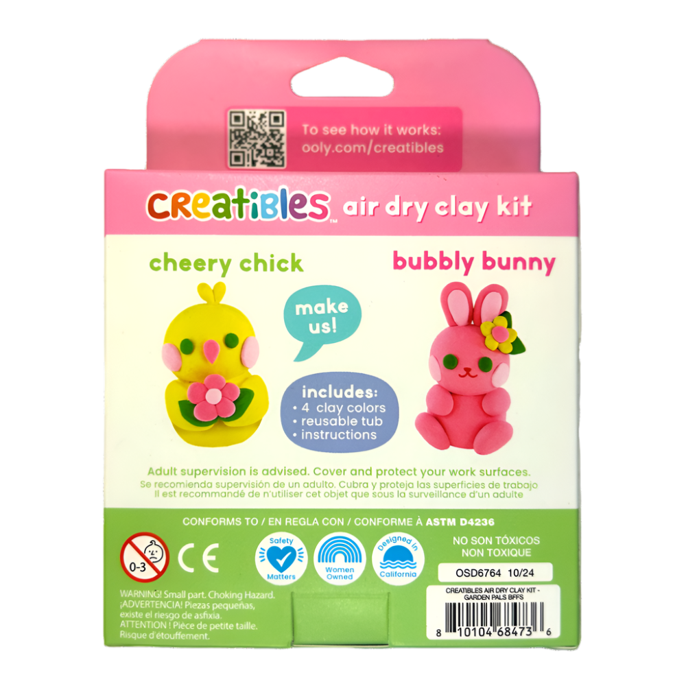 OOLY creatibles set Garden Pals BFFs 6 jr+