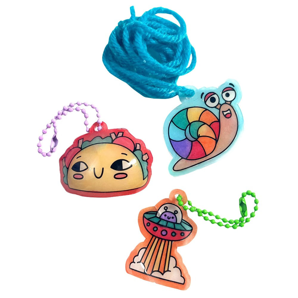 OOLY shrink-its DIY art kit Fun friends 6 jr+ 810104681155