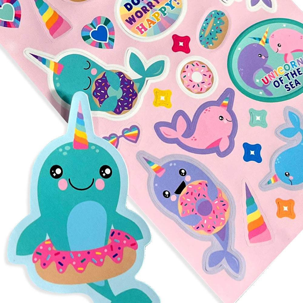 OOLY stickiville geurstickers Nom nom narwals
