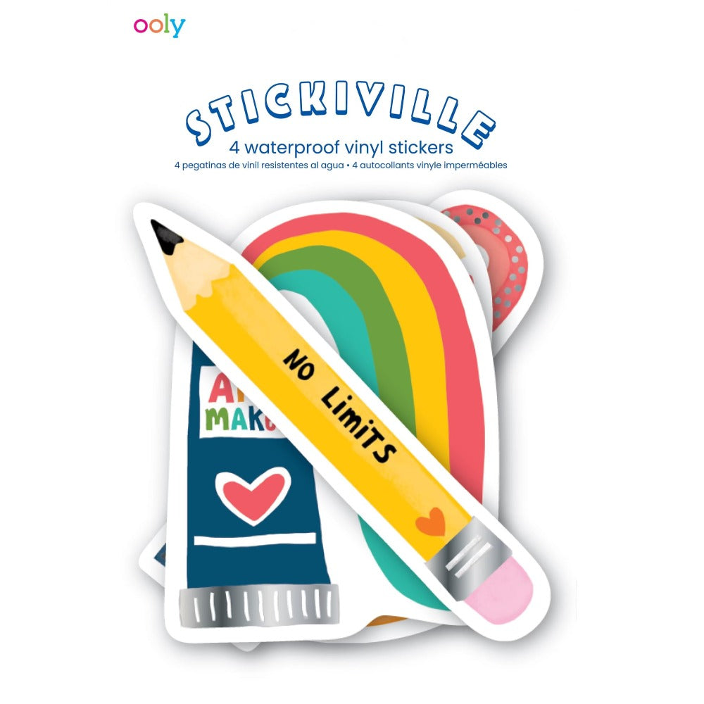 OOLY stickiville stickers Art maker vinyl 4 stks 810104681285