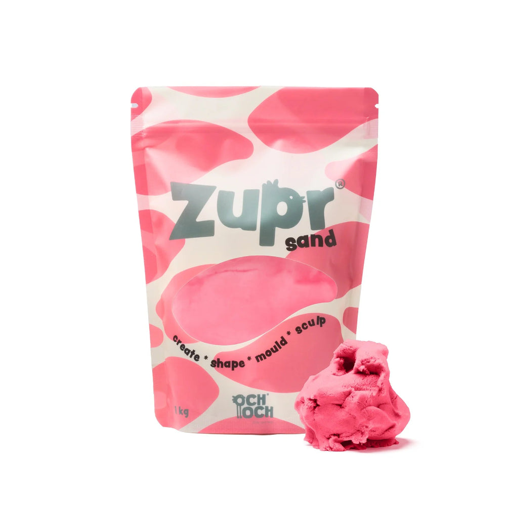 OchOch - Zupr Sand kinetisch zand Poppy pink 1 kg