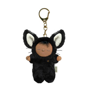Olli Ella Cozy Bag Charm Cat Nox  a