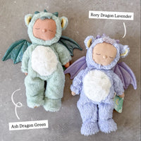 Olli Ella Cozy Dinkum Doll Rory Dragon Lavender PS