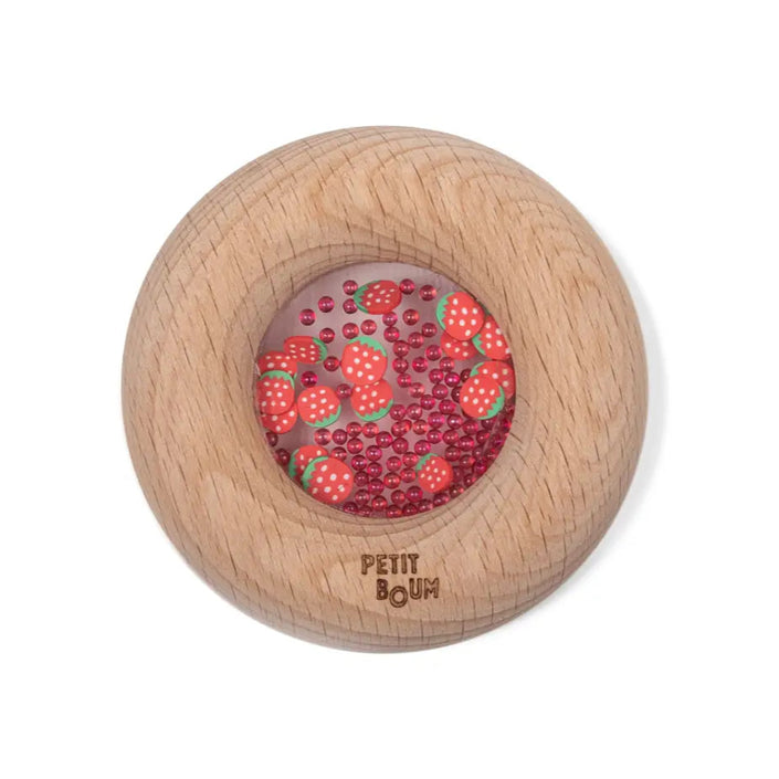 Petit Boum sensorische donut aardbeien 6 mnd +