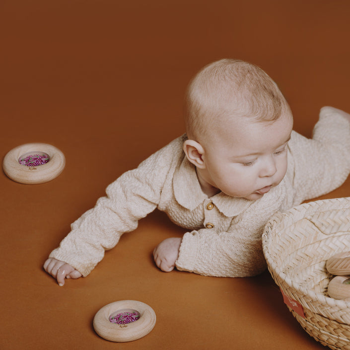 Petit Boum sensorische donut druiven 6 mnd +