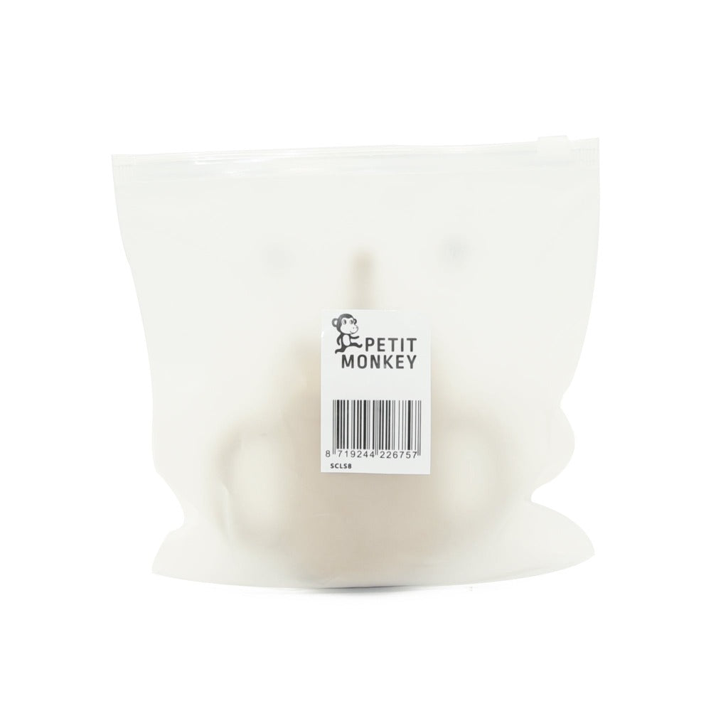 Petit Monkey siliconen sippy cup met oren taupe