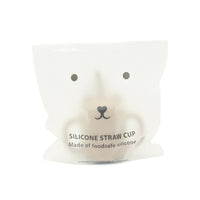 Petit Monkey siliconen sippy cup met oren taupe