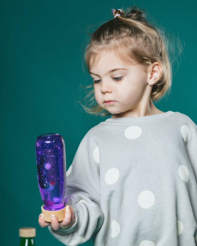 Petit Boum sensorische fles Float Purple 3 mnd+ 8425402476345