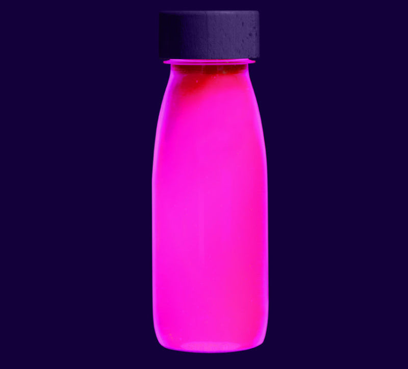 Petit Boum sensorische fles Float pink glow in the dark 3 mnd+ kopen