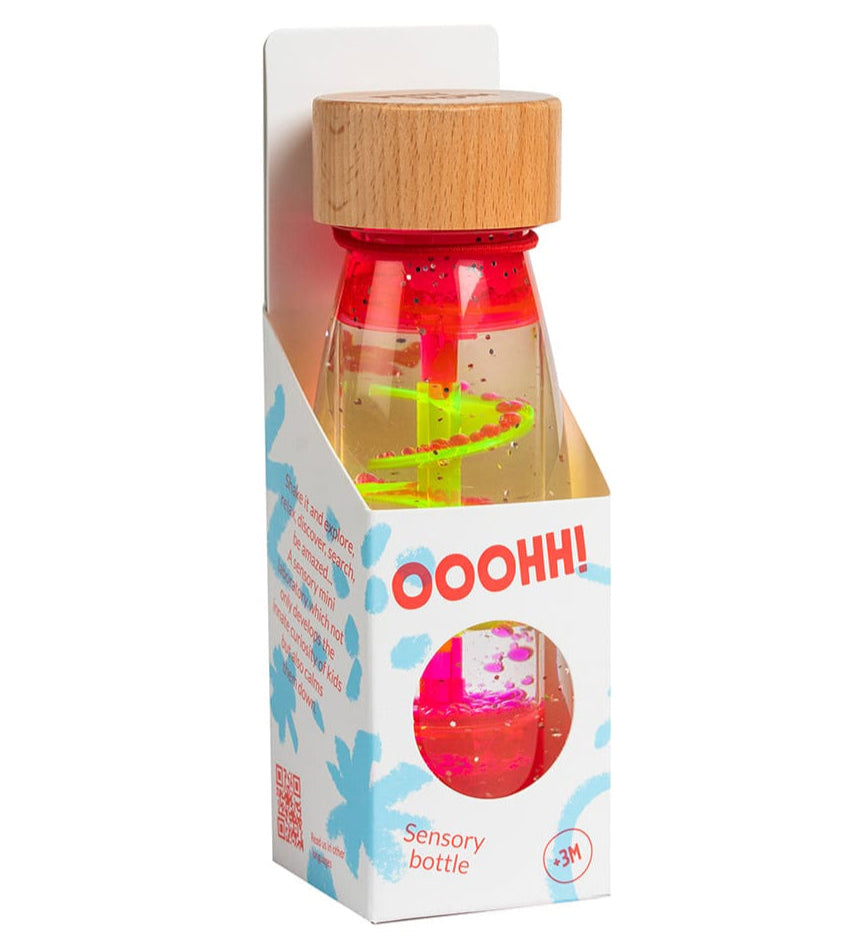 Petit Boum sensorische fles Move Spiral pink 3 mnd+