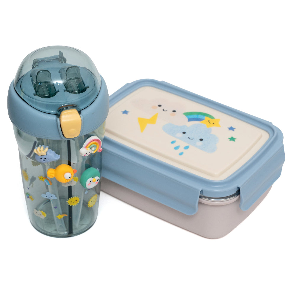 Petit Monkey 2 in 1 drinkfles Sparkling Sky DB52-R